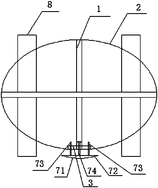 An annular single-sided coated steel strip tooling