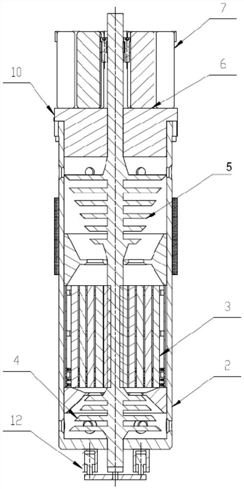 Integrated thermoelectric conversion reactor with turbine