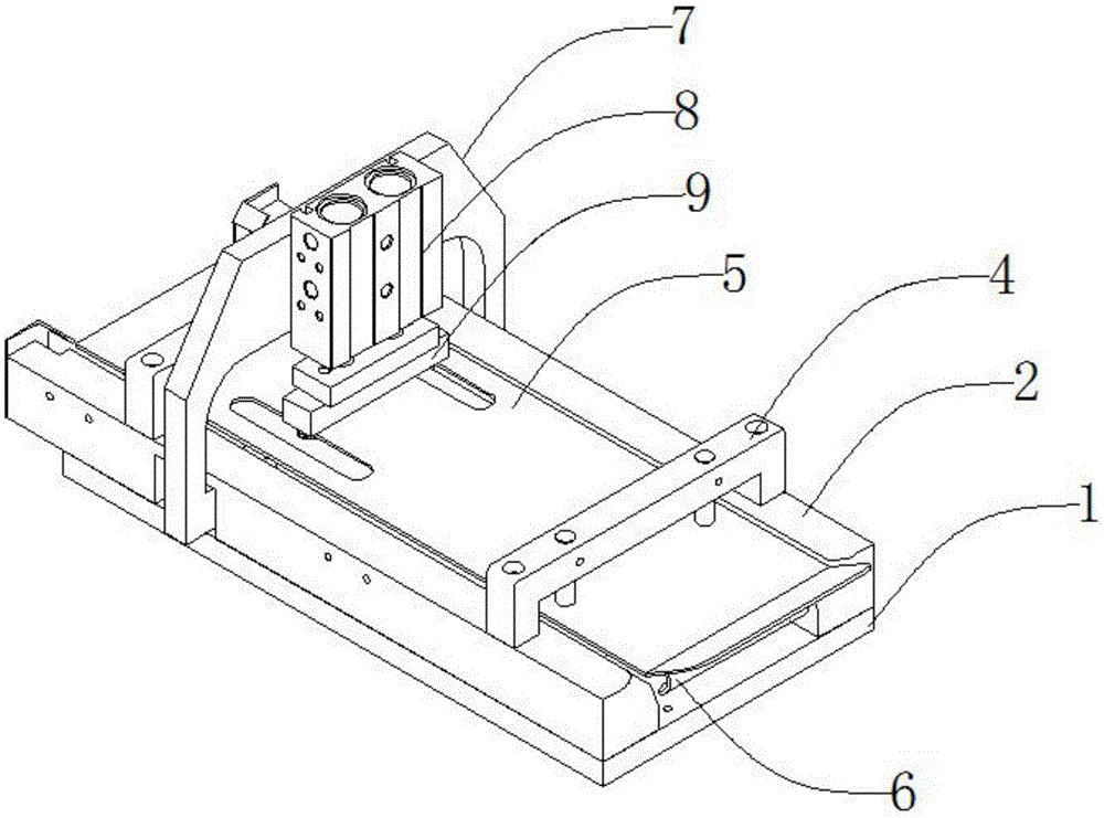 Automatic handle feeding device of handle installing machine