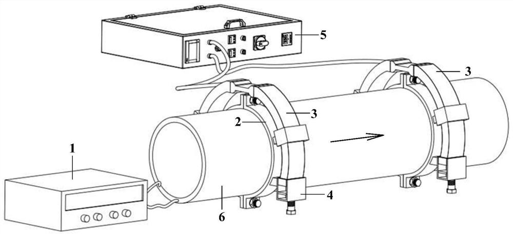 Subway buried metal pipeline corrosion optical fiber monitoring device and method