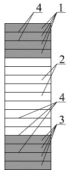 Prestressed laminated wood with creep resistant deformation performance, and preparation method and use thereof