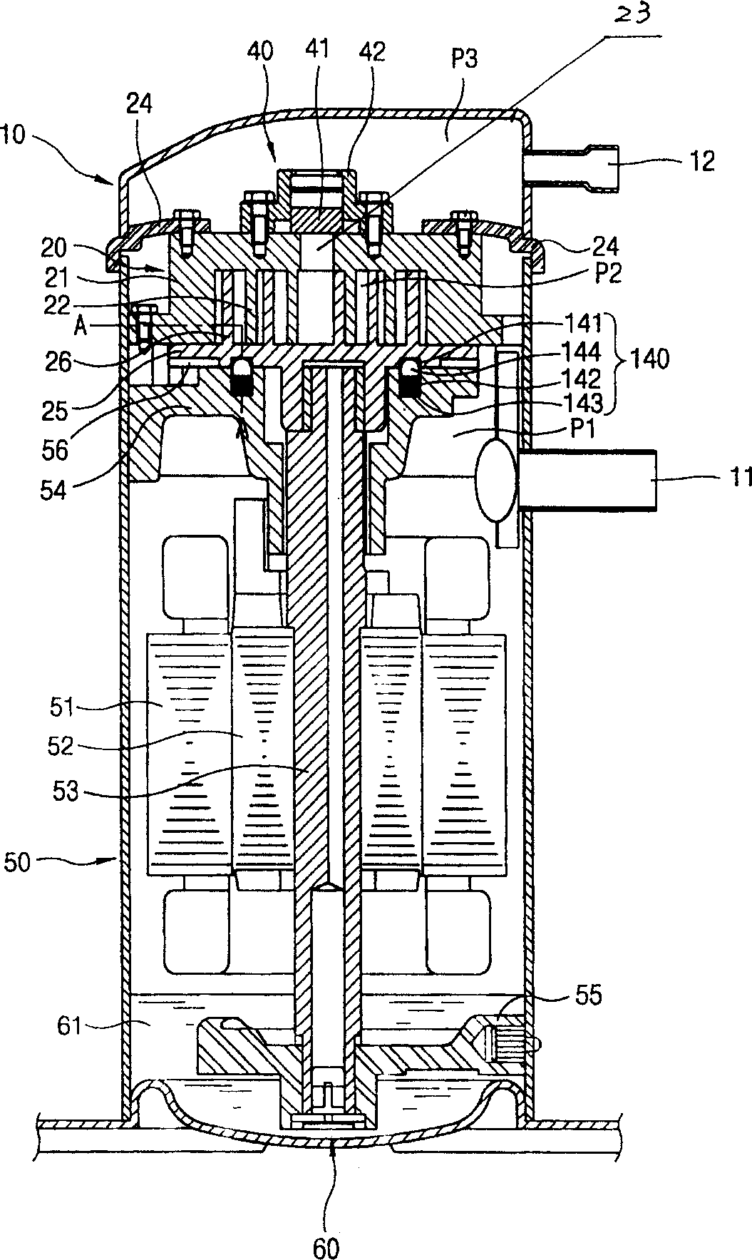 Anti-reverse device of vortex compressor