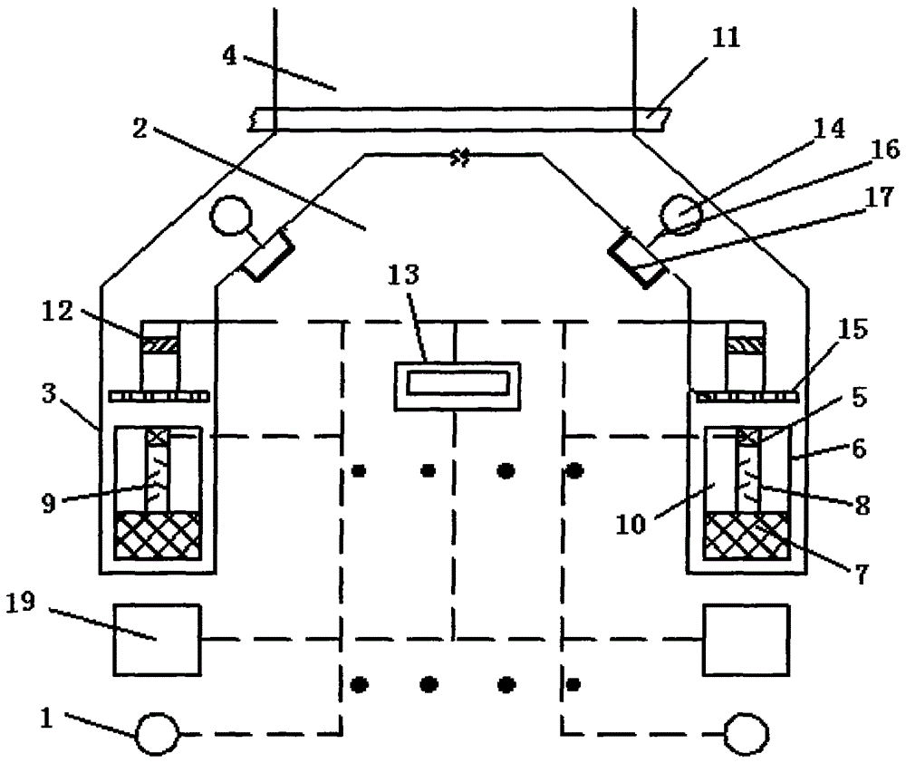 A coal mine ventilation system