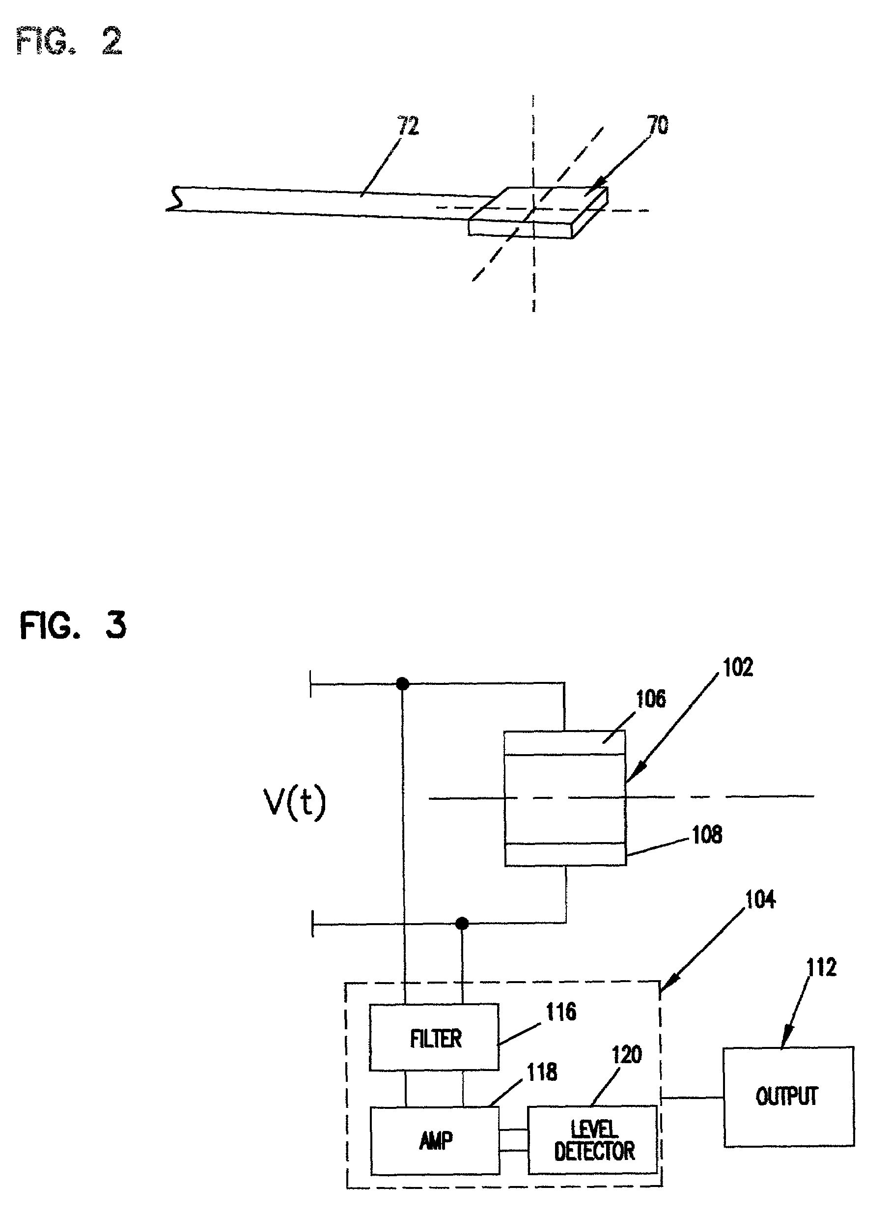 Head vibration detection device and method