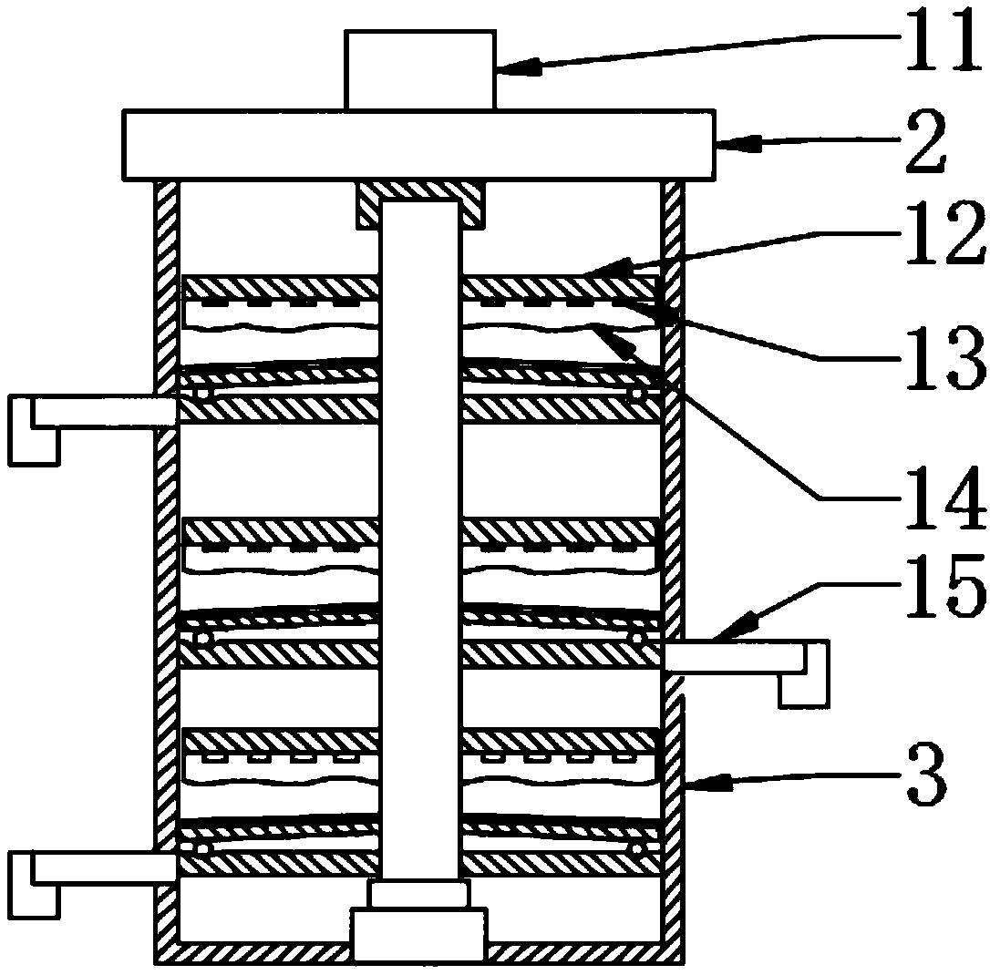 Mechanical part cleaning device