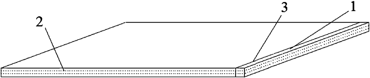 Wood composite floor base material and hot pressing device and manufacturing method thereof