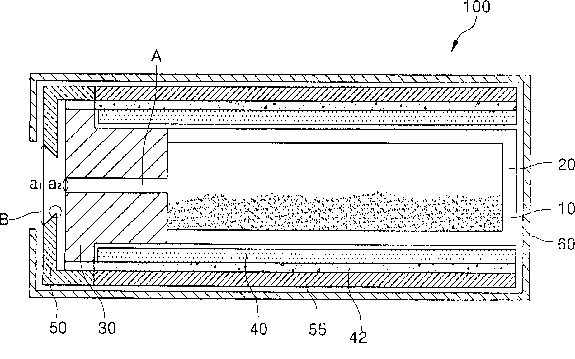 Evaporation source and steam plating device with evaporation source