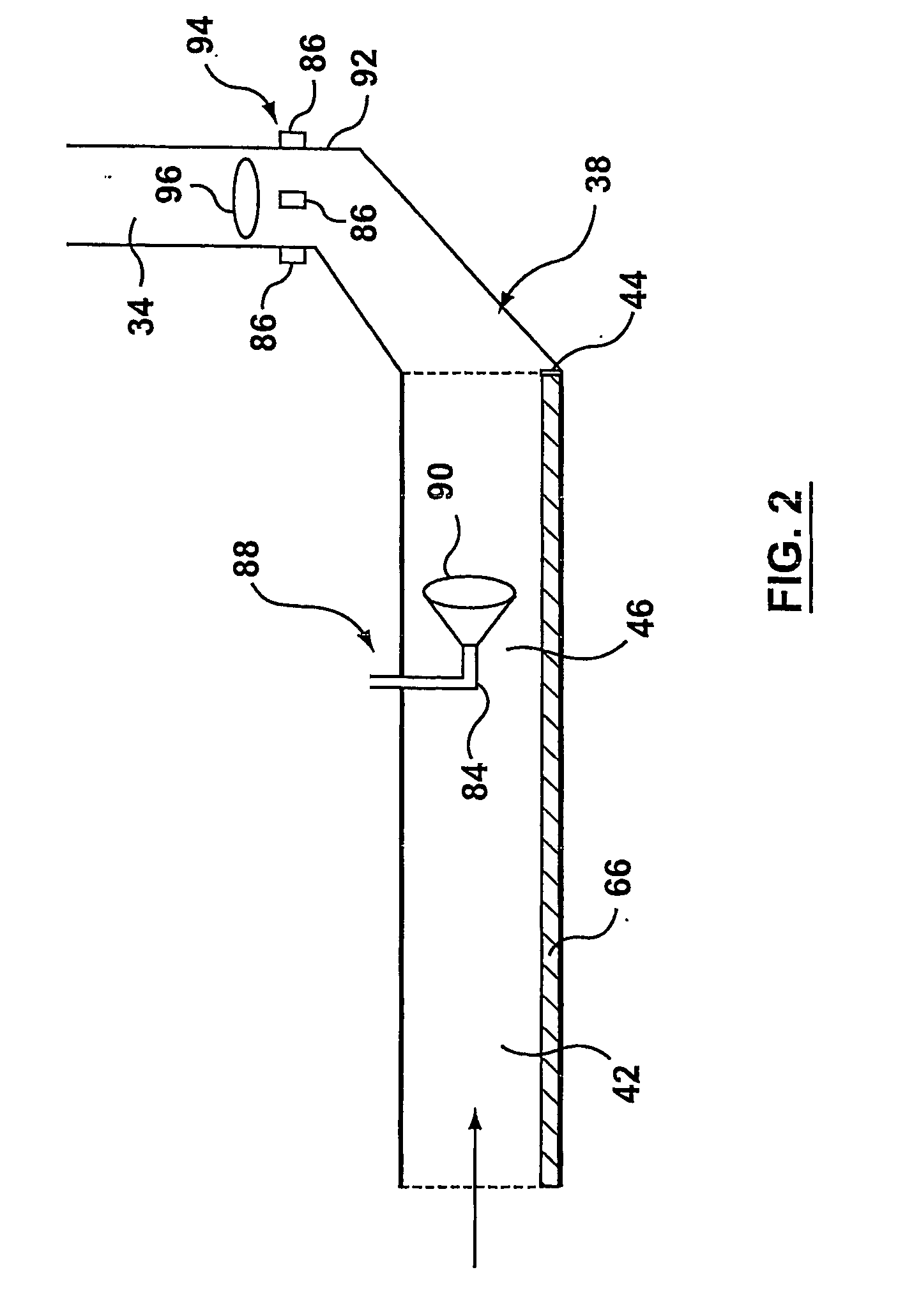 Method and system for process gas entrainment and mixing in a kiln system