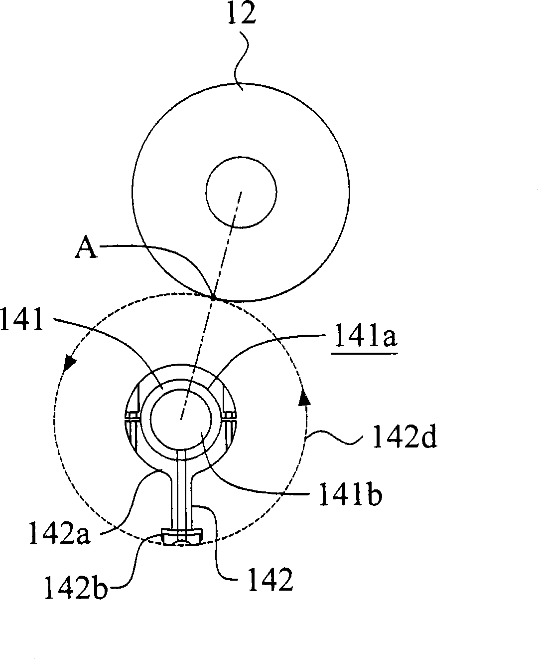 Thin paper winding apparatus having reverse poking mechanism