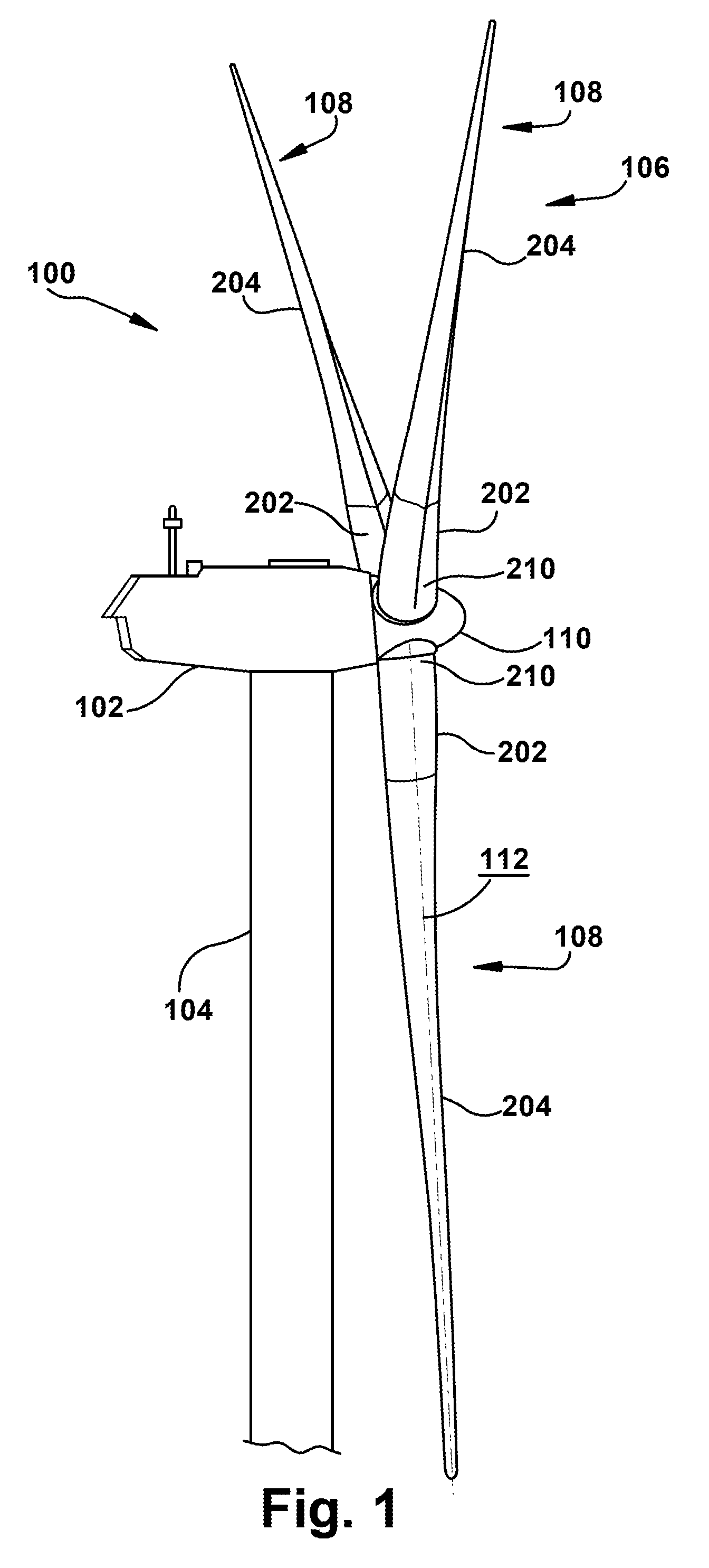 Multi-section wind turbine rotor blades and wind turbines incorporating same