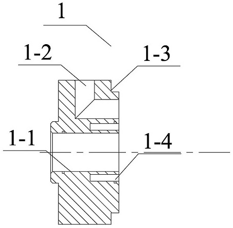 A linear locking cylinder with a built-in fixed ultrasonic screw rod