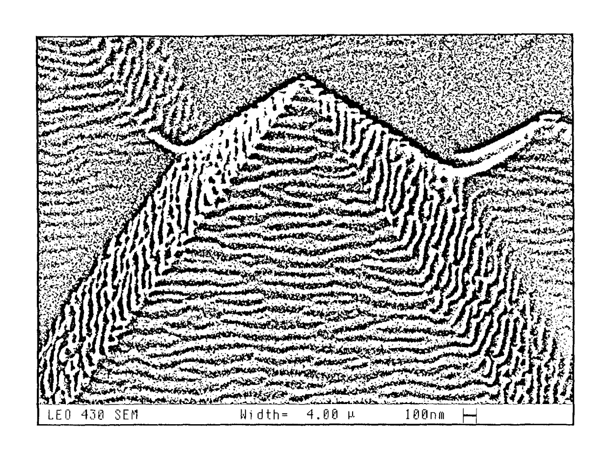 Arrangements with pyramidal features having at least one nanostructured surface and methods of making and using