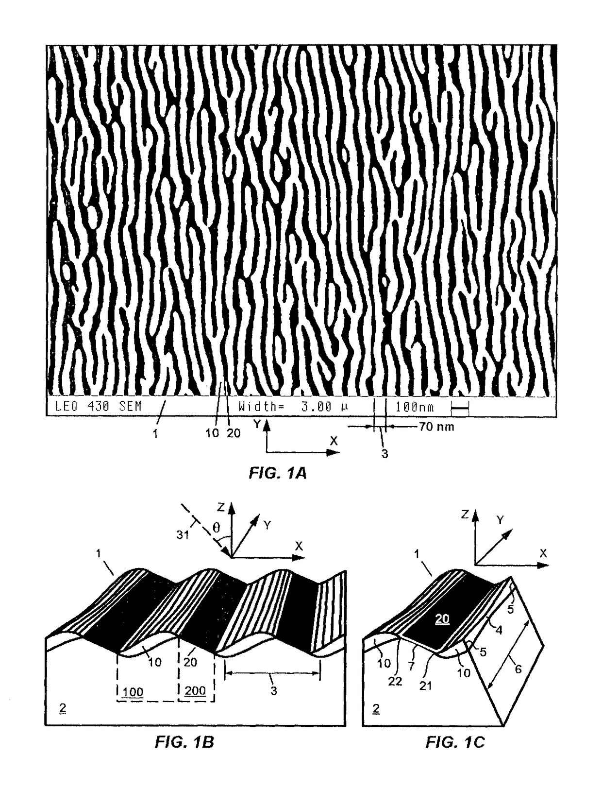 Arrangements with pyramidal features having at least one nanostructured surface and methods of making and using