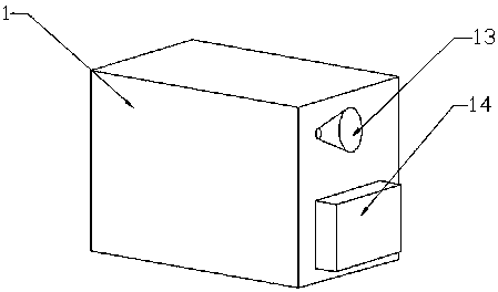 Safety type fuel gas pressure regulating box