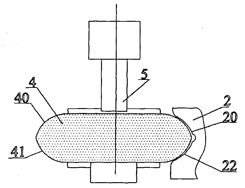 Grinding wheel dressing method used for slewing support roller path grinding