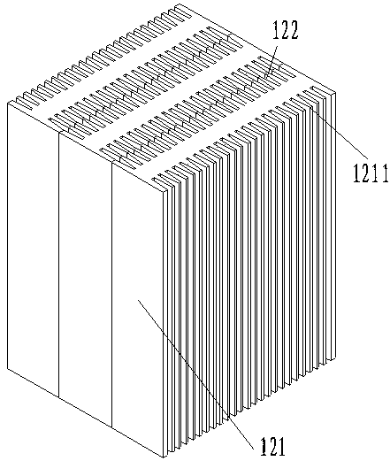 High-enthalpy heat island guided air sterilizer with large temperature difference along the process and small heat transfer and temperature difference recovery type air sterilizer