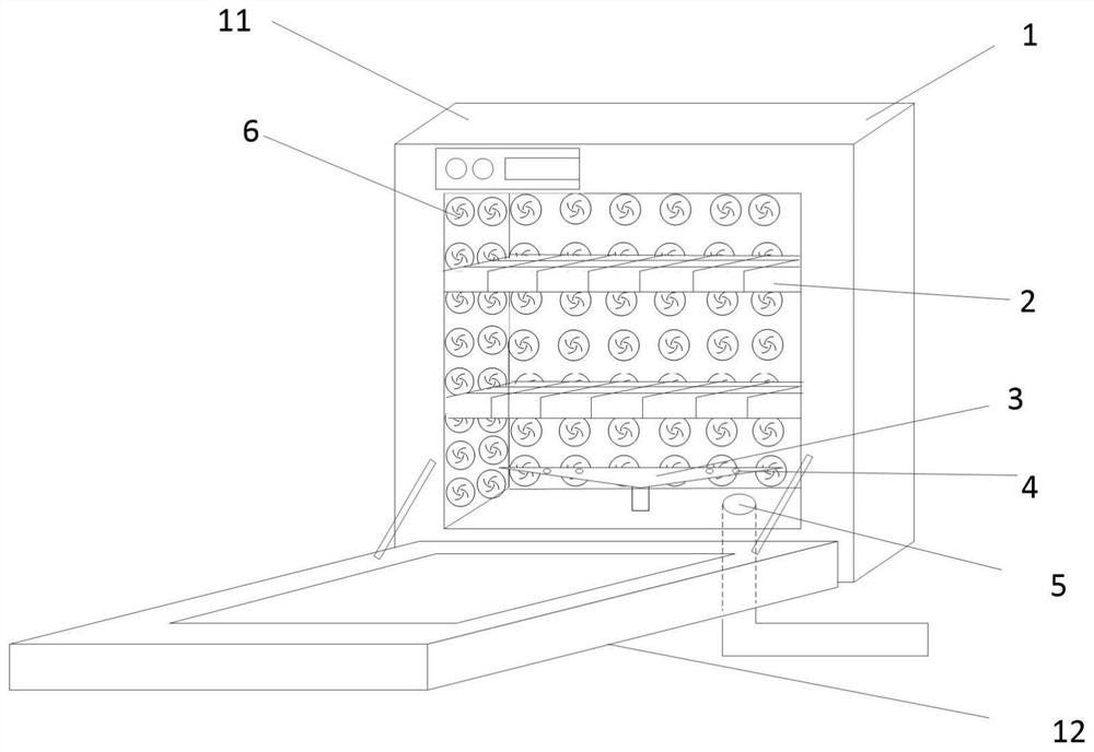 A high-efficiency scrubbing device based on composite wetting surface to generate high-speed spin droplets