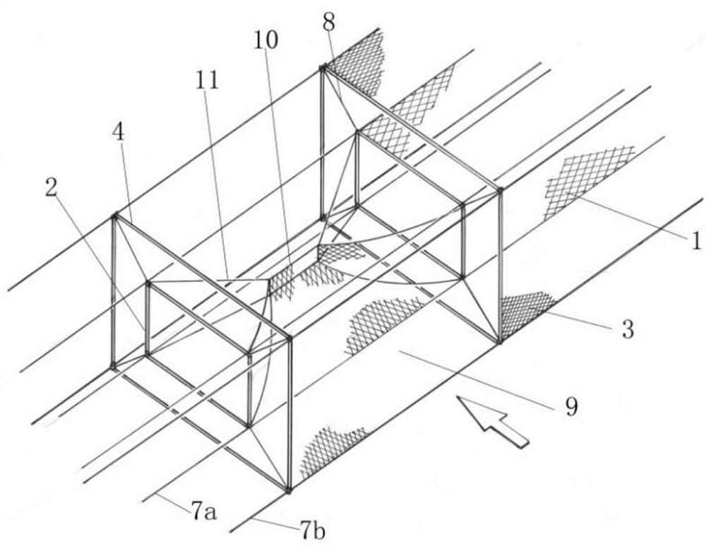 Device and method for selective fishing test of ground cage fishing gear