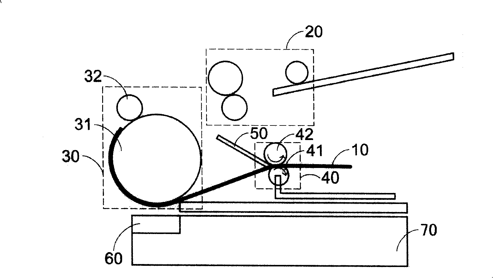 Double-side paper feeding device