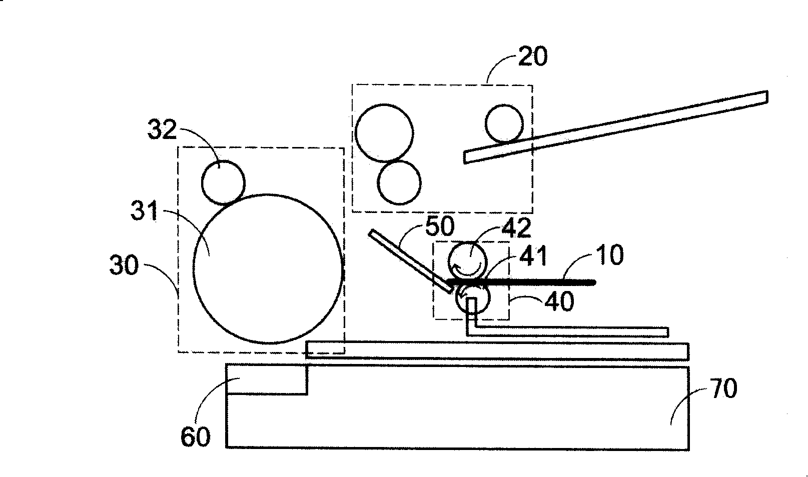 Double-side paper feeding device