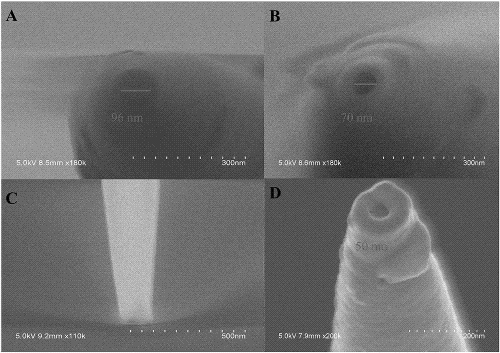 Monodisperse nanolamella-based nanometer single hole, and making method and application thereof