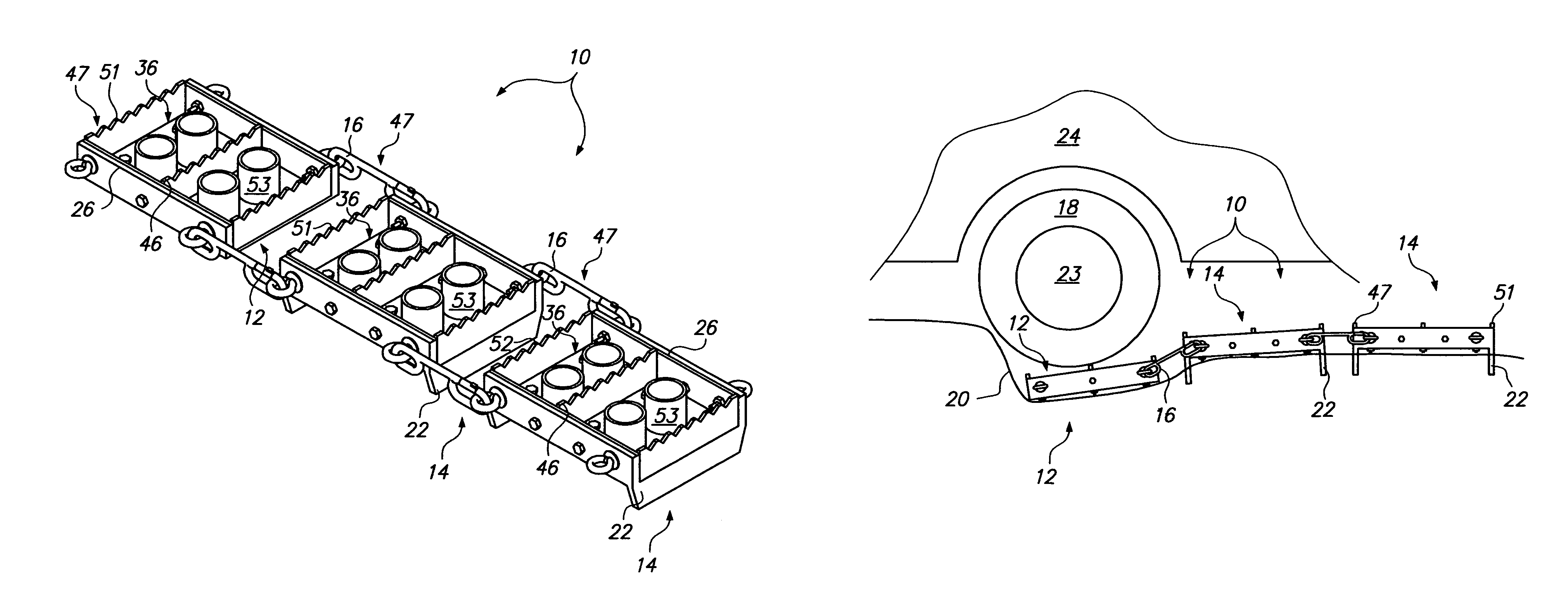Vehicle traction device
