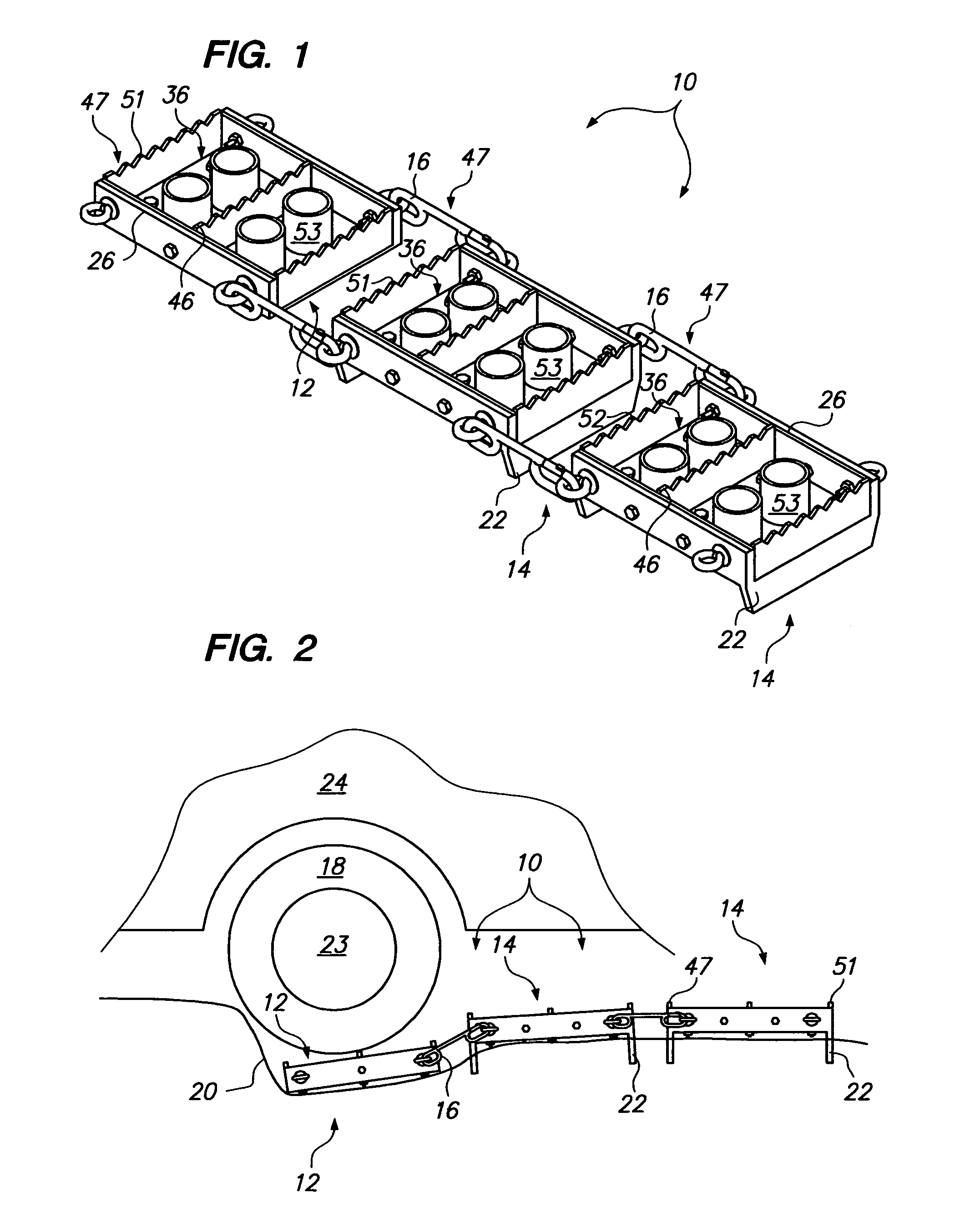 Vehicle traction device