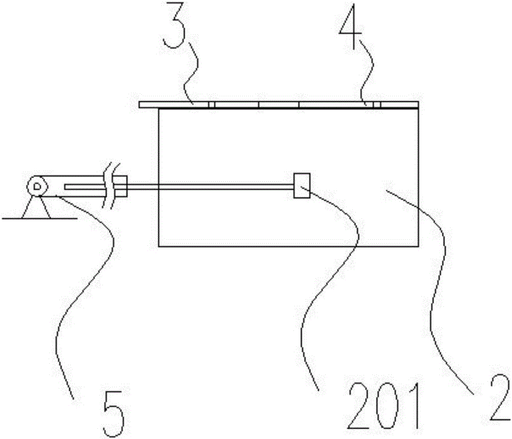 Automatic quantitative feeding system of household garbage high-temperature cracking furnace