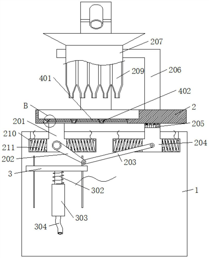 Circulating drying device for biomass energy material processing