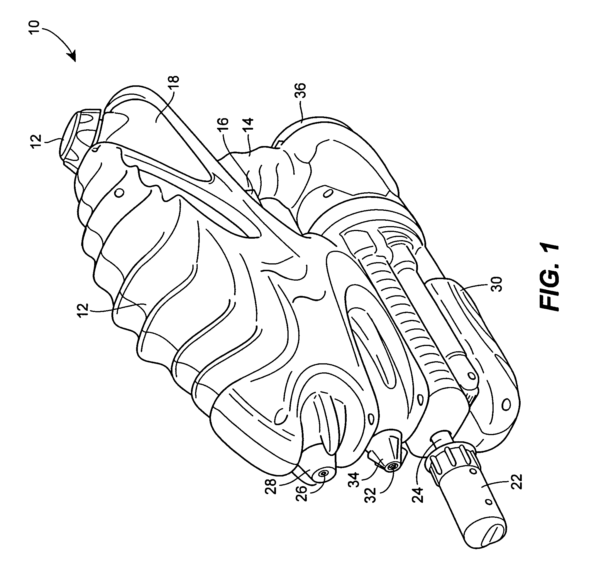 Toy water gun for discharging and mixing multiple liquids