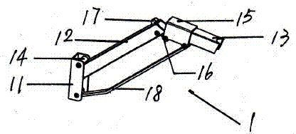 Four-link folding portable three-wheel electric vehicle