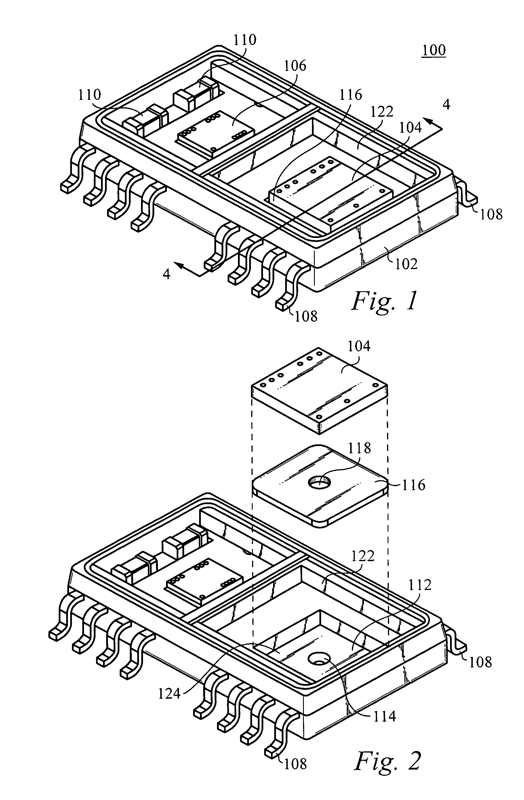 MEMS device package with thermally compliant insert