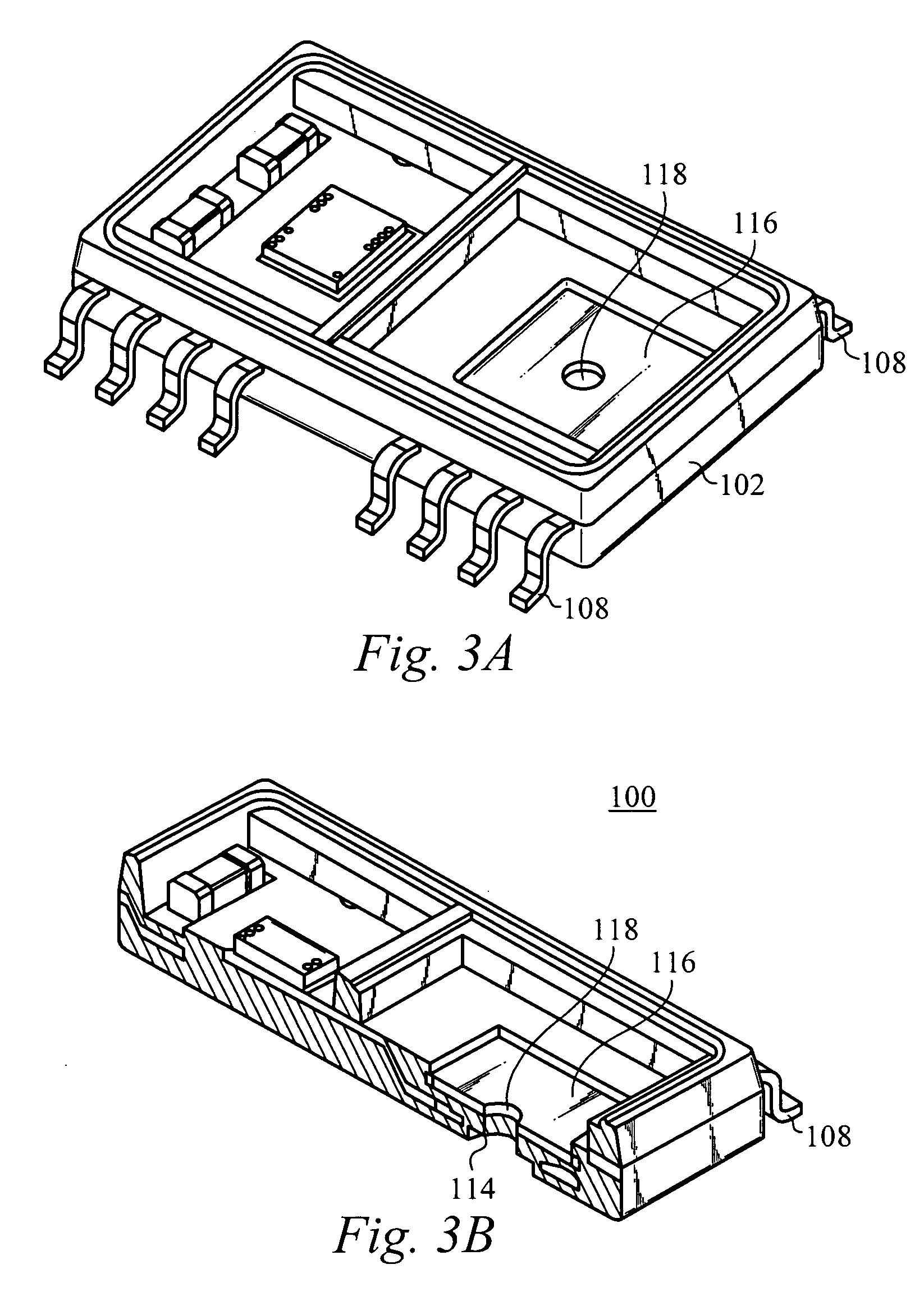 MEMS device package with thermally compliant insert