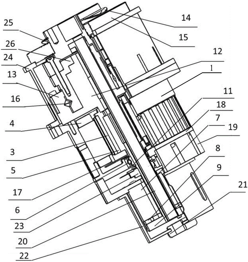 Lightweight mechanical arm modular joint