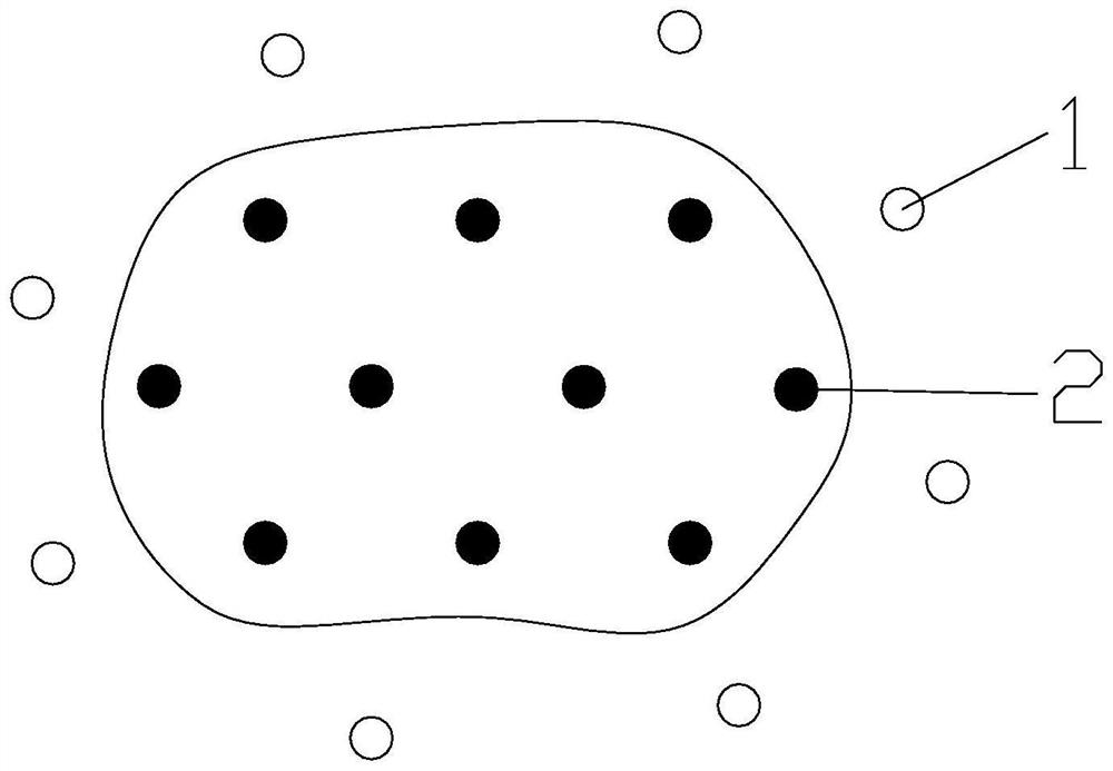 Deep hole blasting pretreatment construction method for high-strength spherical weathering body in shield section