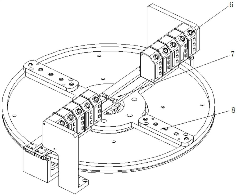 Automatic bead stringing machine for skipping rope bead knots