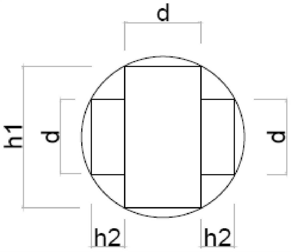Cutting method of large-size silicon wafer