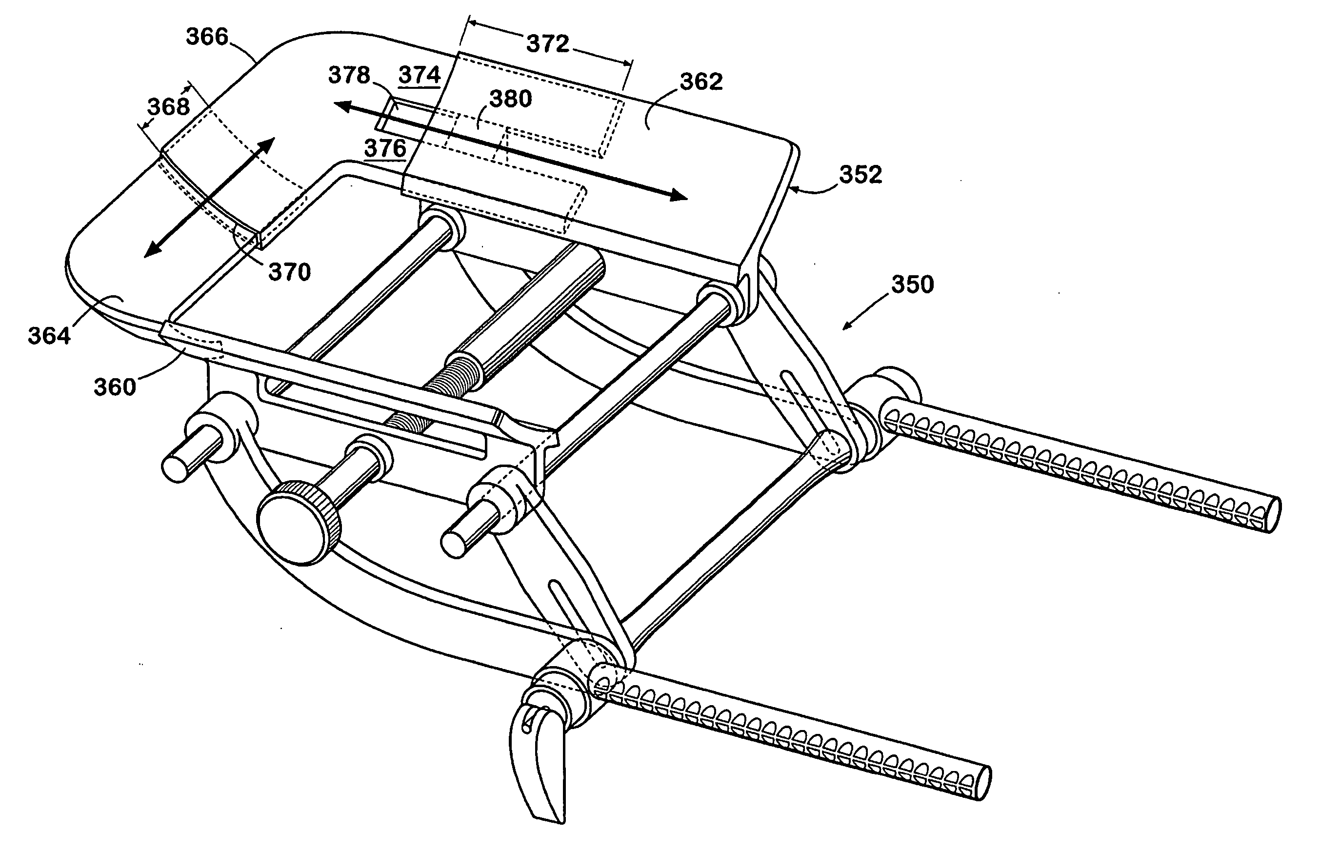 Adjustable head-support for therapy tables