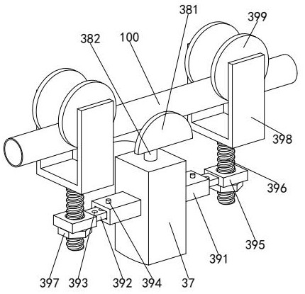 A clamping device for metal conduit bending detection