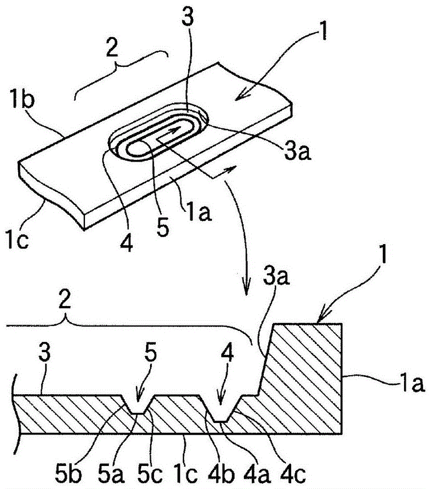 Method for forming battery case cover and explosion-proof valve of battery case cover