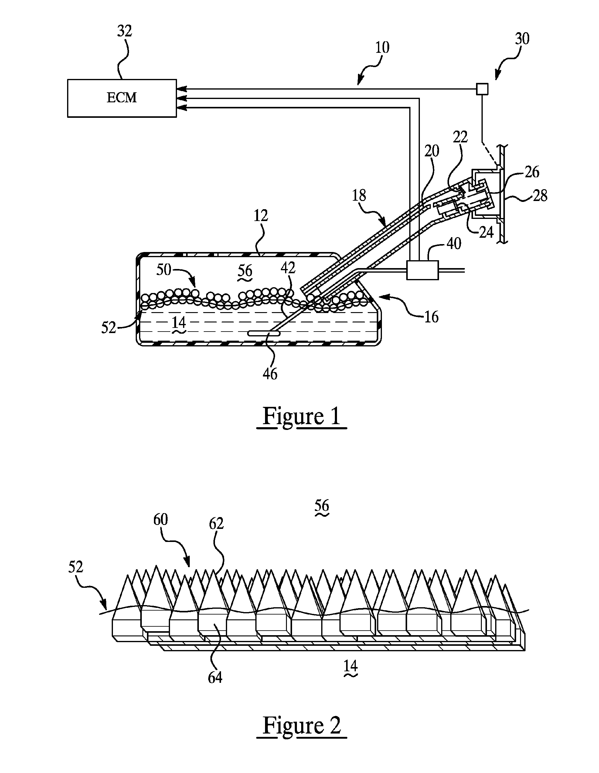 Fuel vapor management for stored fuel using floating particles