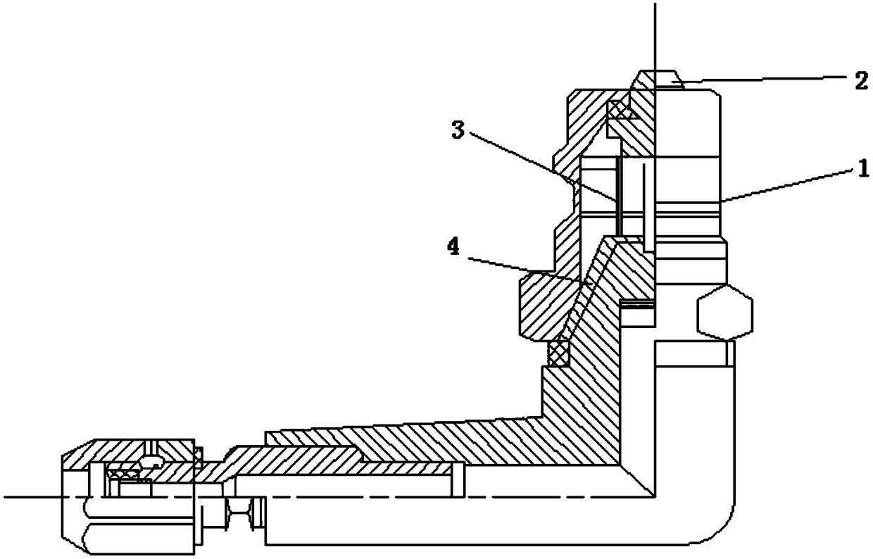 Oil discharging device