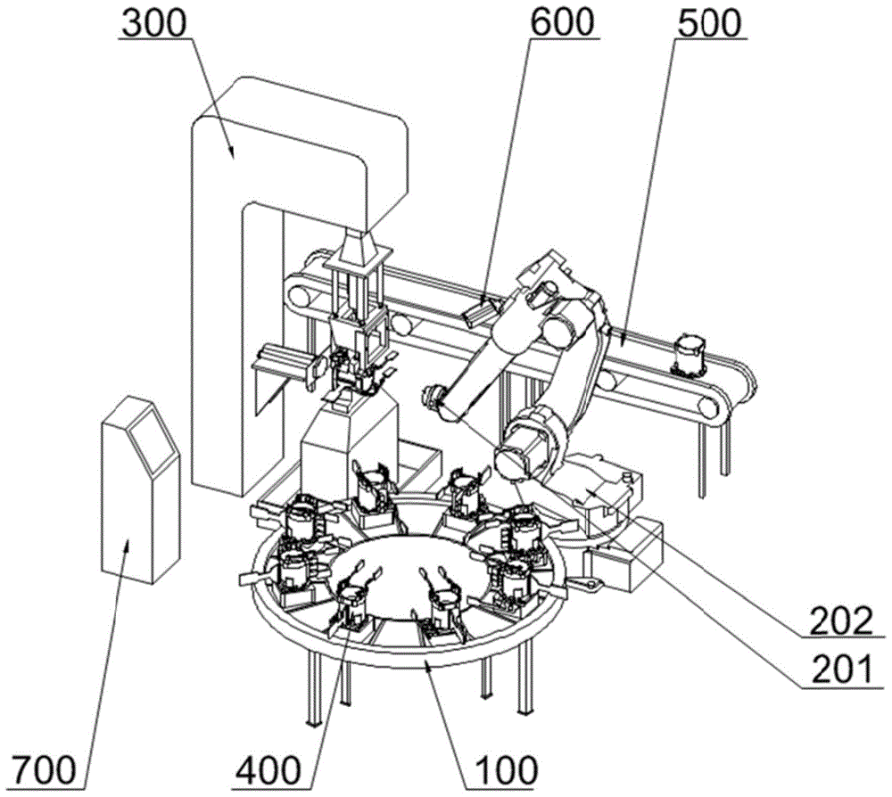 Automatic punching device for pouring riser of automobile steering gear motor shell
