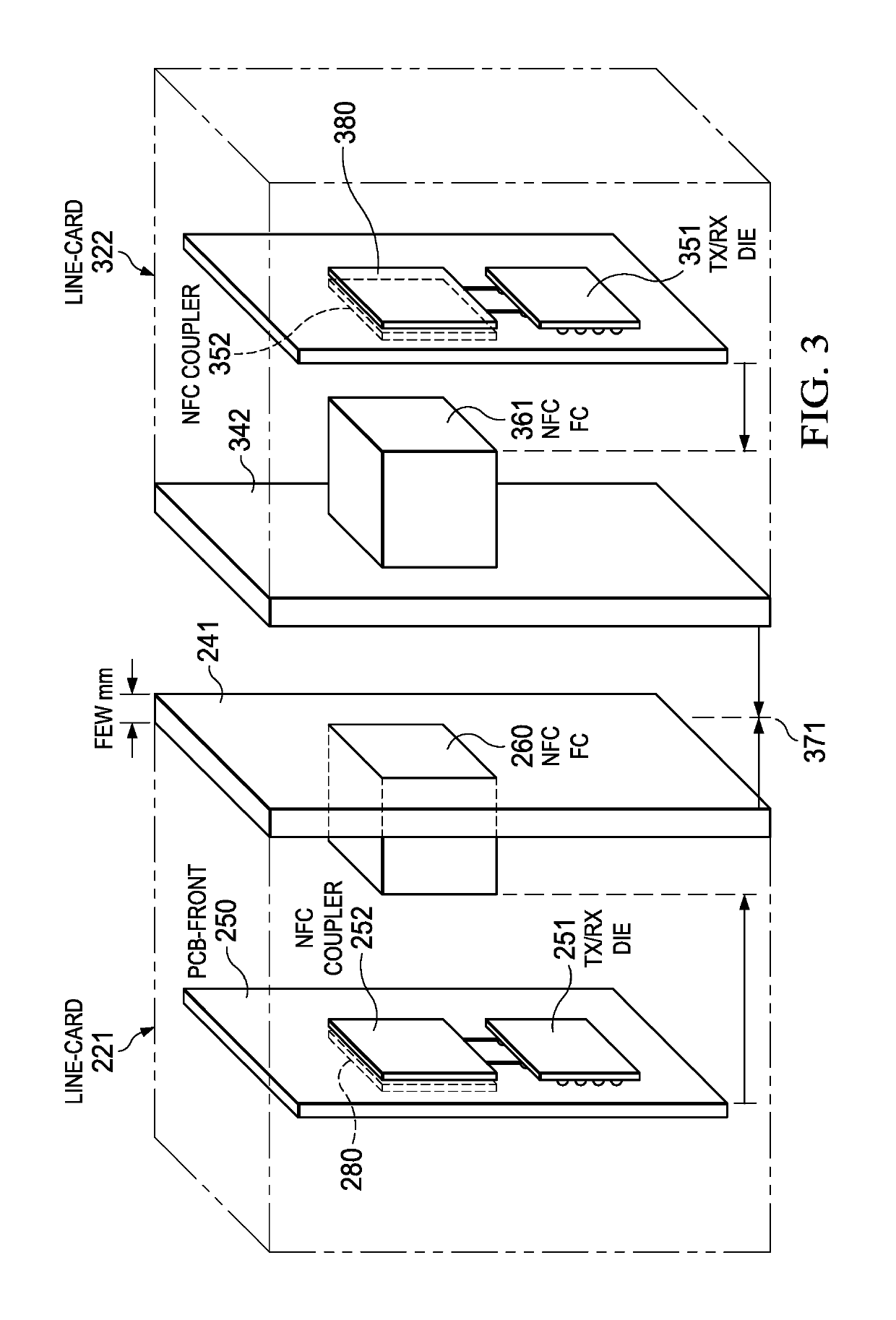 Integrated artificial magnetic launch surface for near field communication system