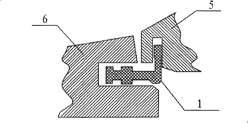 Process for machining L-shaped angular ring