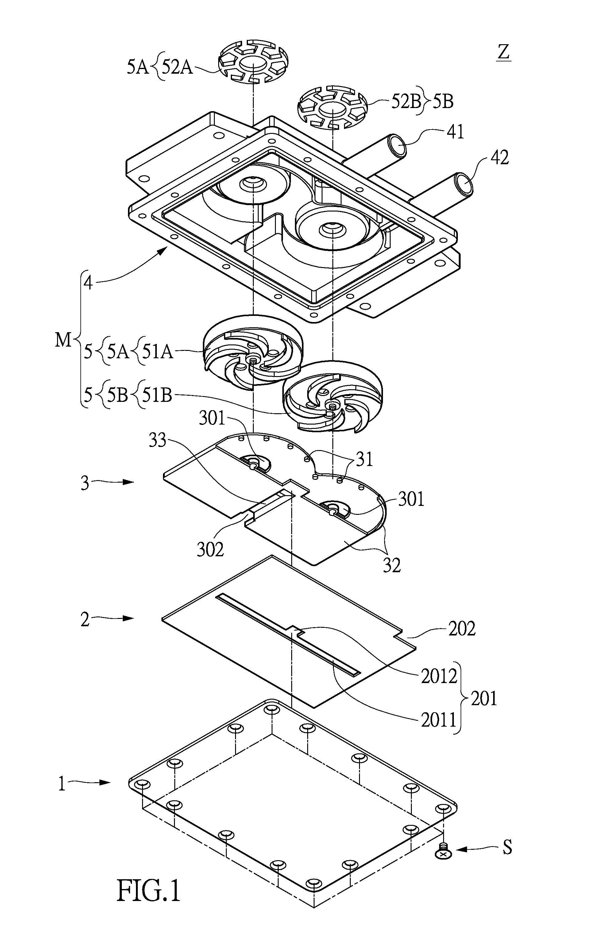 Electronic device and liquid cooling heat dissipation structure thereof