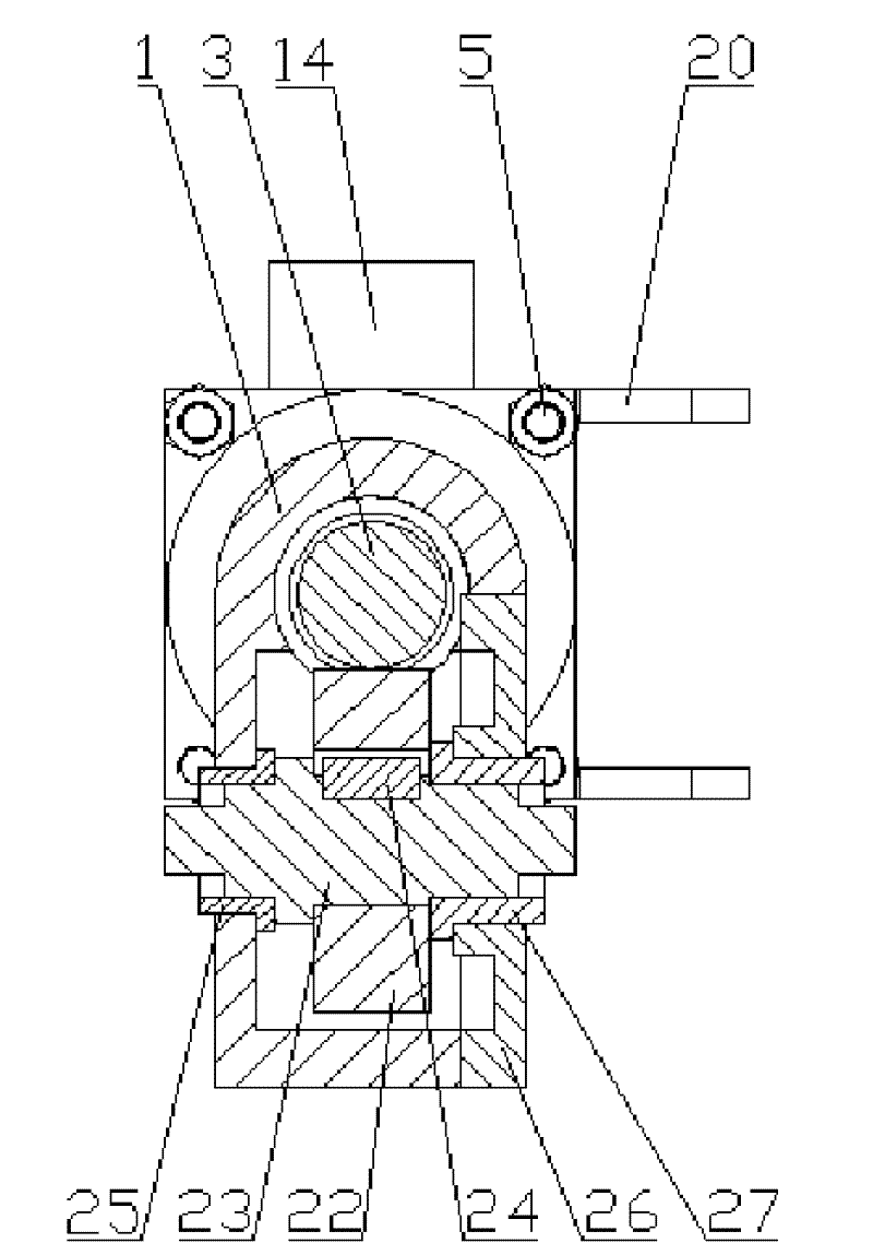 Two-stage rotary mechanism for small electric manipulator