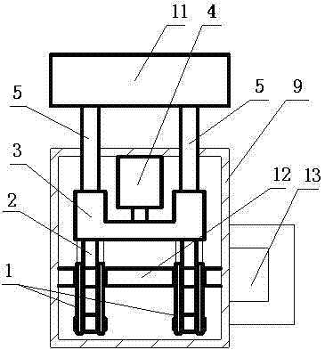 Precision four-post hydraulic cutting machine