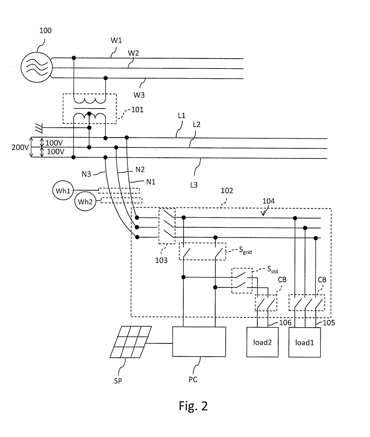 Grid independent operation control unit, power conditioner, and grid independent operation control method