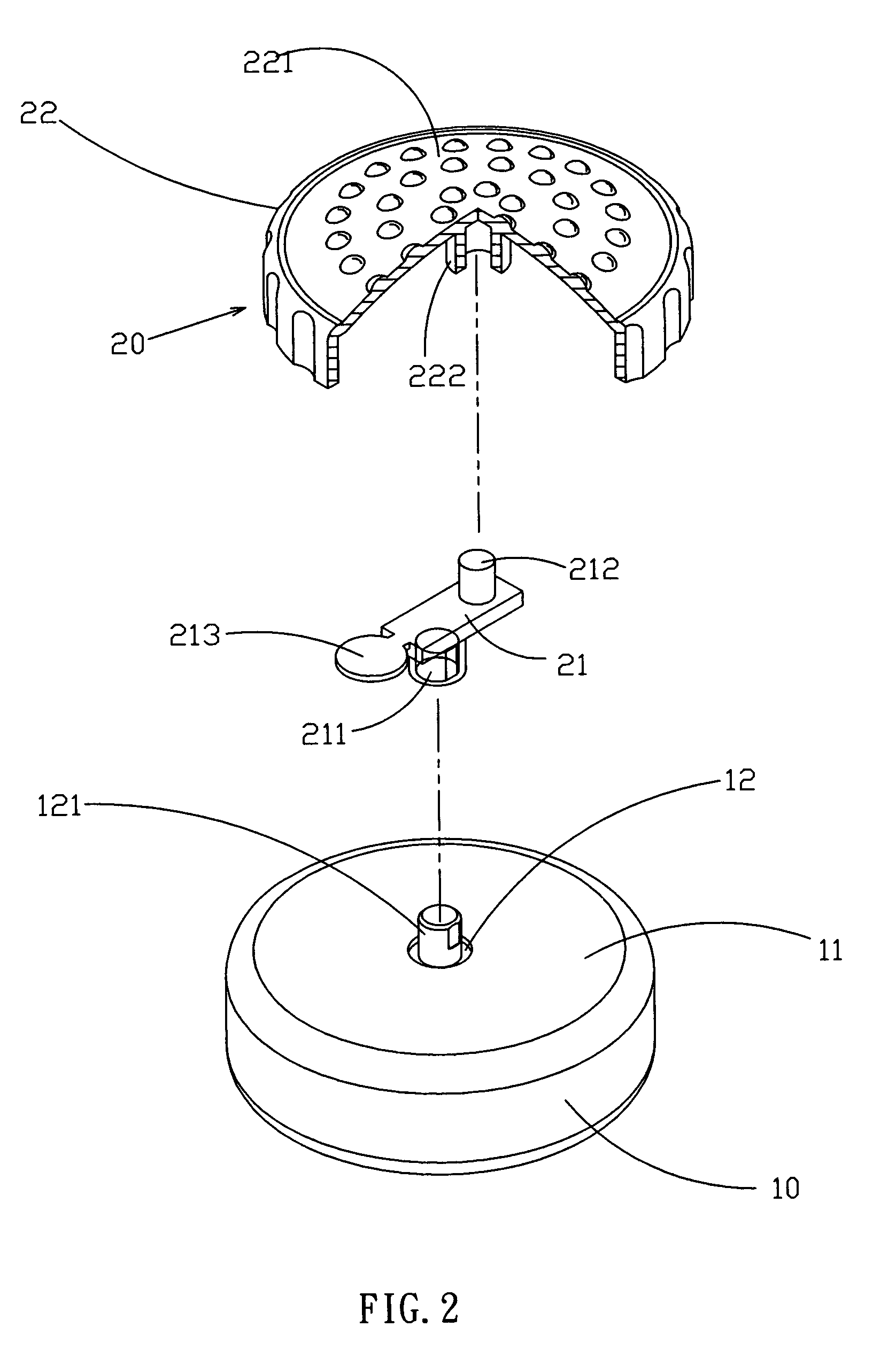 Eccentrically rotatable massaging device
